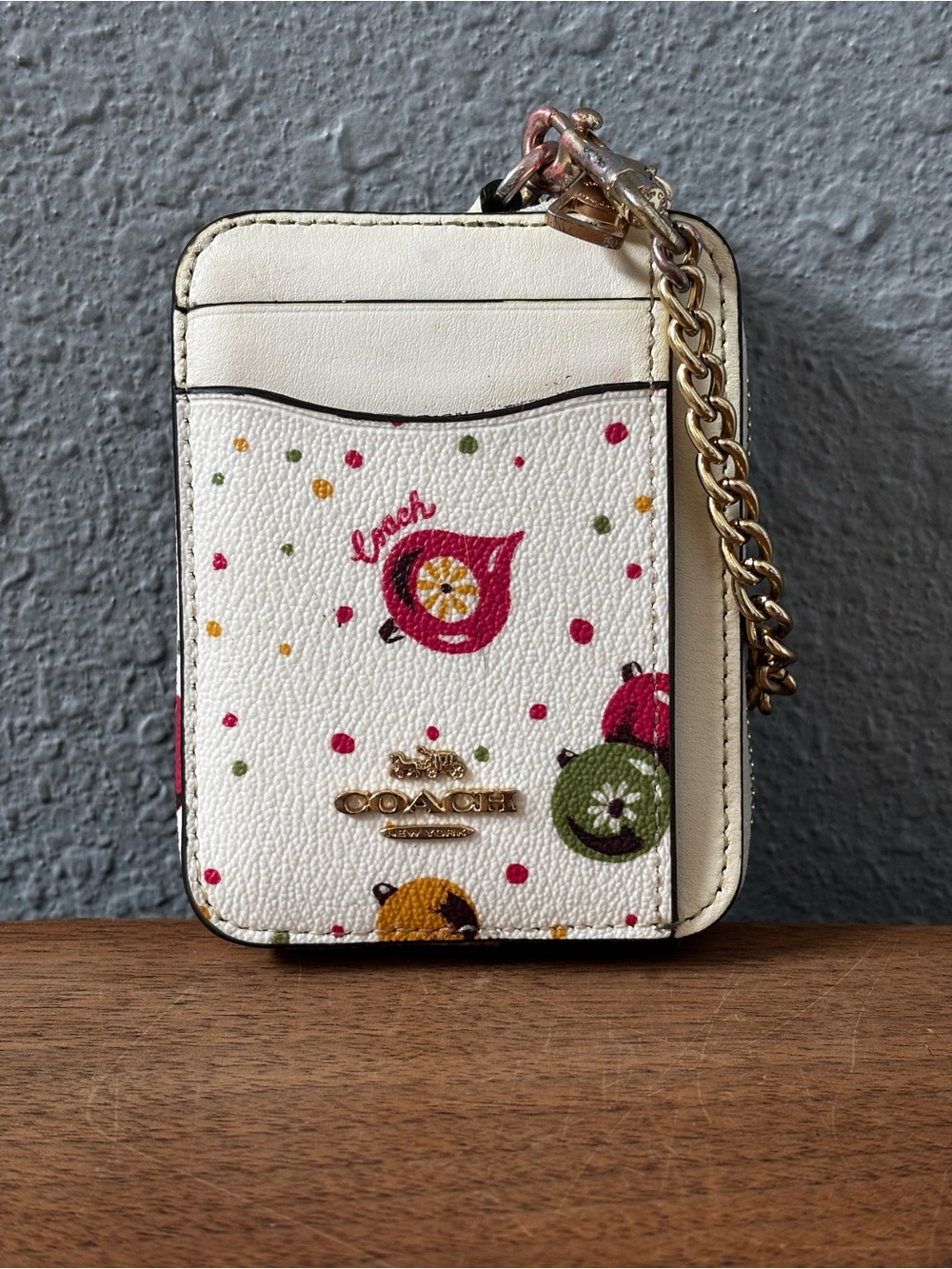 Coach Christmas Ornament Card Case/Wallet